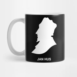 The Silhouette Christian reformer and preacher Jan Hus Mug